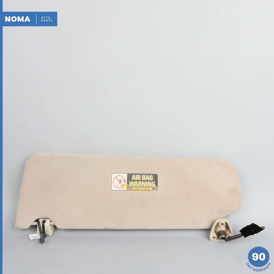 98-03 Jaguar X308 XJ8 XJR VDP Right Passenger Side Sun Visor Shade Beige OEM