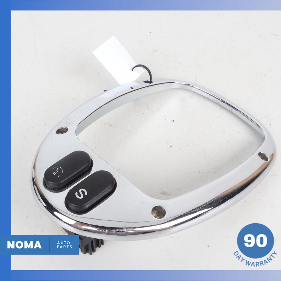 00-02 Jaguar X100 XK8 Center Console Gear Shifter Bezel Trim w/ Switch OEM 82k