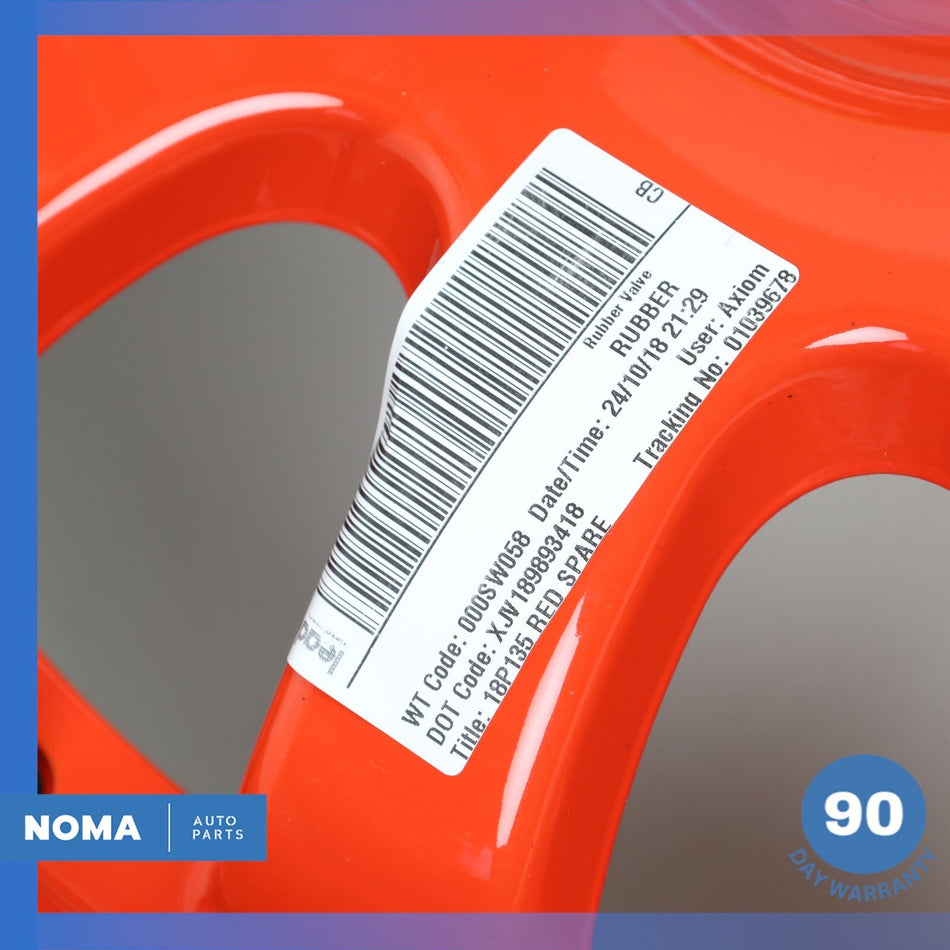 04-21 Jaguar X351 XJ XK XF Emergency Spare Tire Wheel Donut Rim 135 80 18" OEM