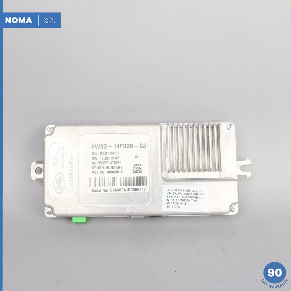 16-19 Jaguar X351 XJ XJR Rear View Camera Control Module Unit FW9314F026CJ OEM