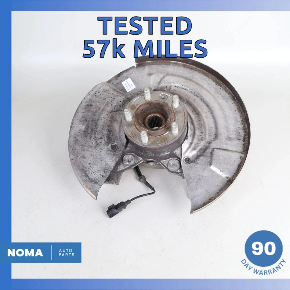19-23 Jaguar X761 F-Pace SVR Rear Left Spindle Knuckle Hub w/ Shield OEM 57k