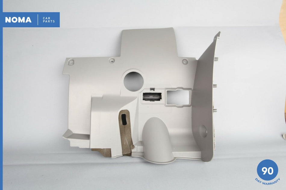 04-10 BMW 535i 535xi E60 Front Left Side Under Dash I Knee Panel Trim Gray OEM