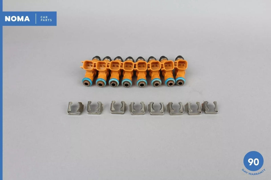 03-09 Jaguar X204 S-Type XJ8 4.2L N/A Fuel Injector Set of 8 2W939F593AA OEM