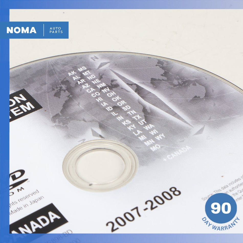 2009 Jaguar X150 XKR Navigation System Disc DVD USA Canada 6W8310E898BD OEM
