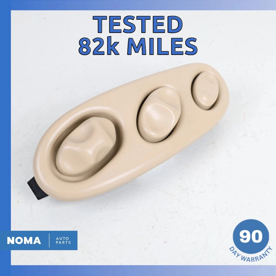 97-06 Jaguar X100 XK8 XKR Right Side Seat Control Switch Oatmeal Beige OEM 82k