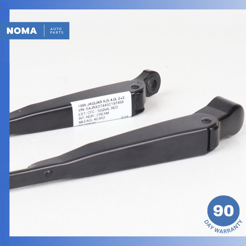 94-96 Jaguar XJS Series 3 Front Windshield Windscreen Wiper Arm Set of 2 OEM