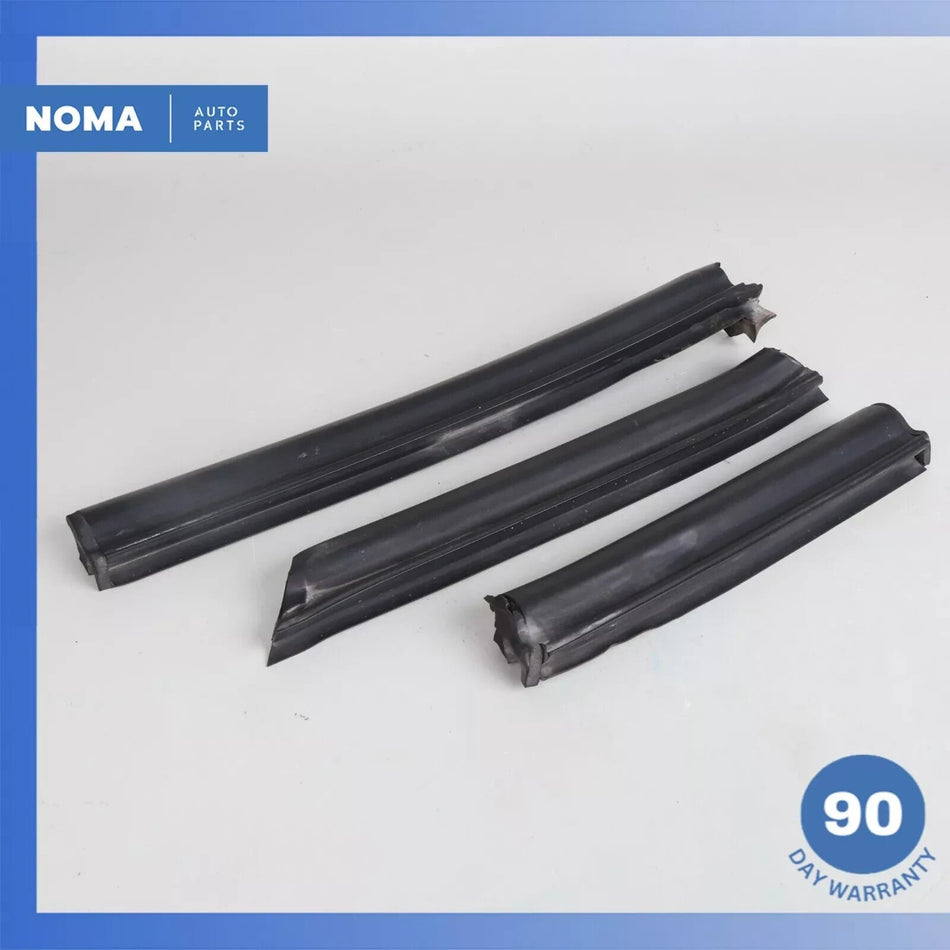 89-96 Jaguar XJS Convertible Top Roof Left Side Outside Molding Seal Set OEM