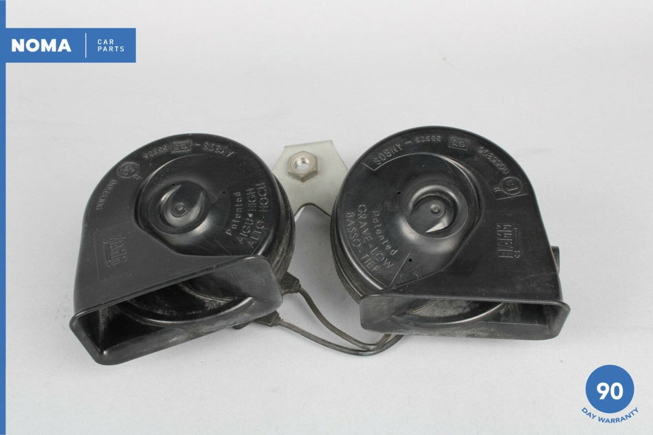 03-08 Jaguar X204 S-Type Right Left High Low Tone Signal Horn Set of 2 OEM