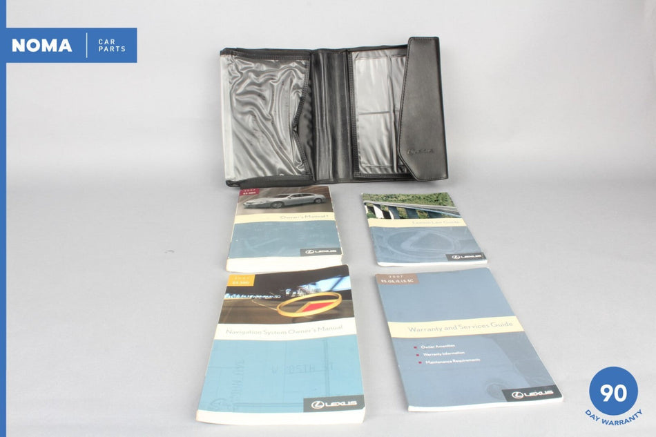 2007 Lexus ES350 XV40 Navigation System Owners Manuals Handbook w/ Wallet OEM