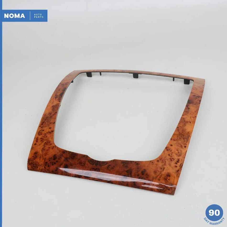 07-15 Jaguar X150 XK XKR Dashboard Center Dash Panel Radio Cover Trim Wood OEM