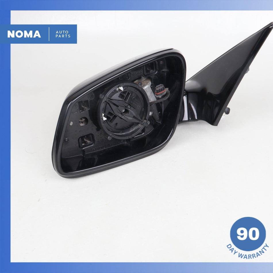 11-13 BMW F10 550i 535i 528i Left Driver Side Rear View Door Mirror Black OEM