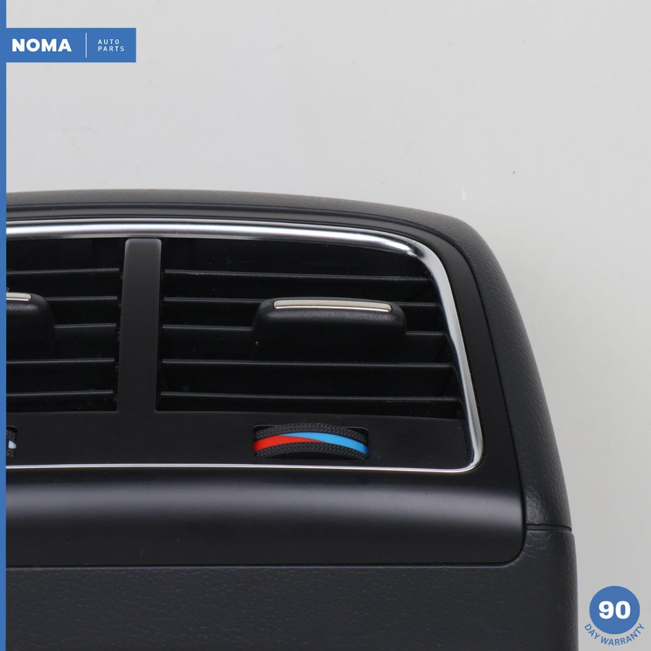 09-15 Audi A4 A5 B8 Rear Center Console Tray w/ A/C Air Vent Soul Black ZSK OEM