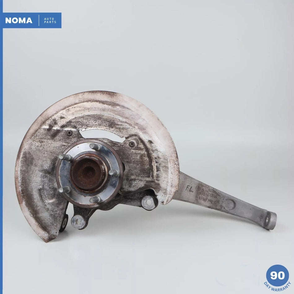 06-09 Jaguar X150 XK XJ8 Front Left Side Spindle Knuckle Hub w/ Shield OEM