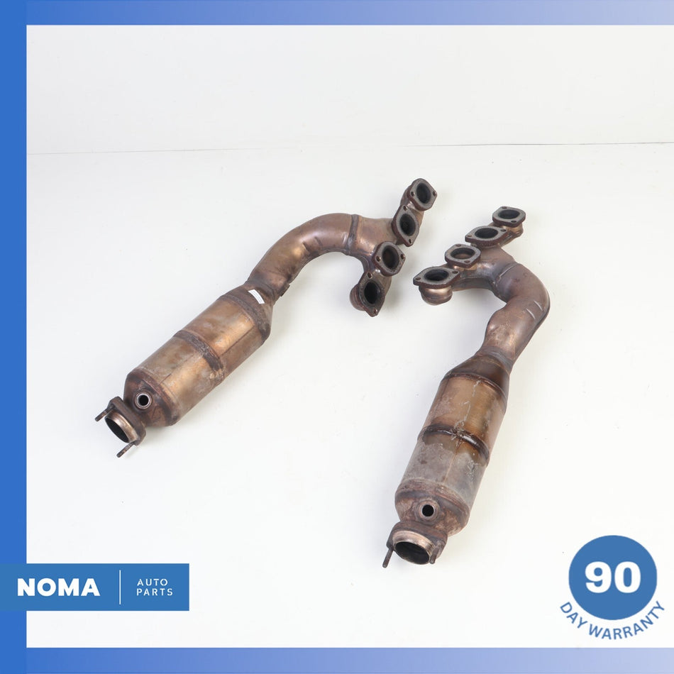 04-05 BMW E66 745Li 645i 545i N62 Front & Rear Exhaust Manifold Downpipe Set OEM