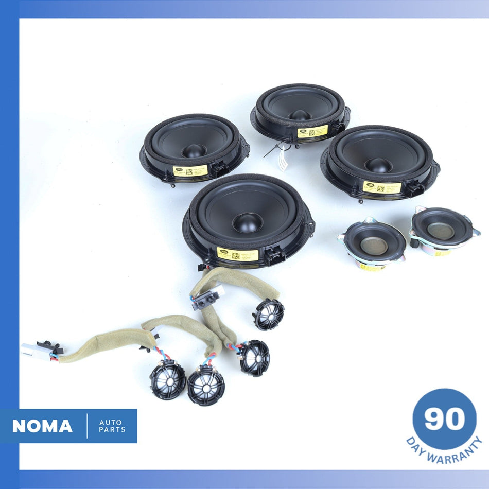 12-19 LR Discovery Sport L550 Front & Rear Hi-Line 600W Speaker Set OEM 39k
