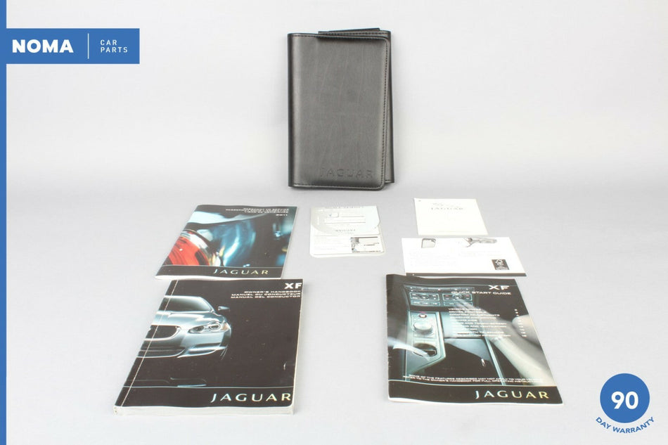 2011 Jaguar XF X250 Driver's Handbook Service Passport w/ Leather Folder OEM