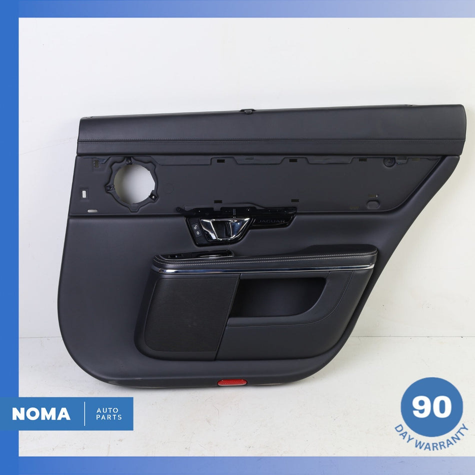 14-19 Jaguar X351 XJL Rear Right Side Interior Door Panel Trim w/ Sun Shade OEM