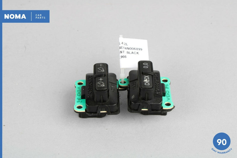 04-10 Audi A8L D3 Quattro Instrument Cluster Illumination Switch Button Set OEM