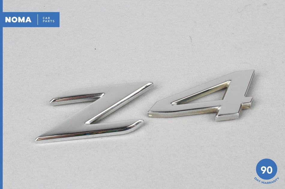 03-08 BMW Z4 E85 Rear Trunk Hatch Boot Emblem Badge Logo Chrome 7114122 OEM
