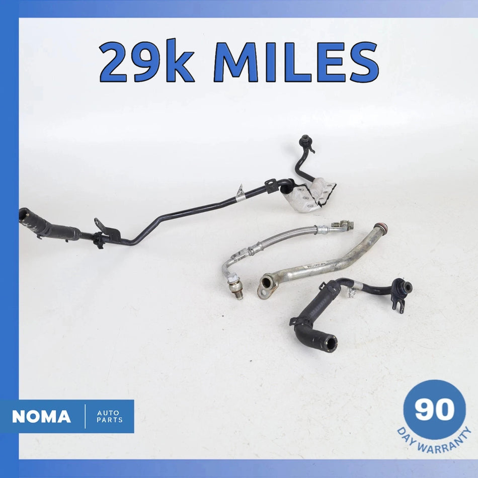 18-23 LR Range Rover L405 L494 AJ20P4 Turbo Turbocharger Oil Line Set OEM 29k