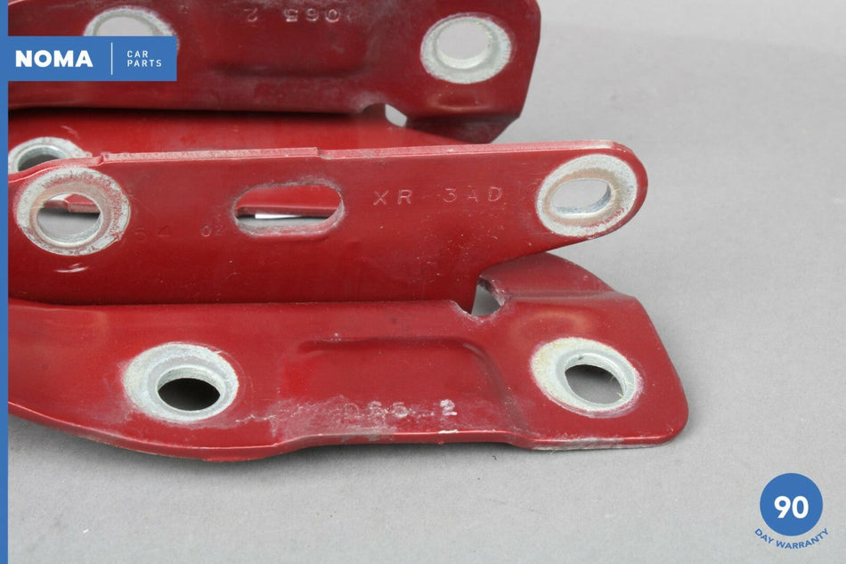 03-04 Jaguar S-Type R X202 Front Left & Right Side Hood Hinge Set of 2 CGG OEM