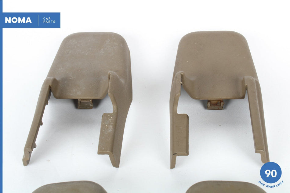 03-08 Jaguar S-Type X204 Front Rear Seat Rail Catch Cover Trim Set of 4 AMB OEM