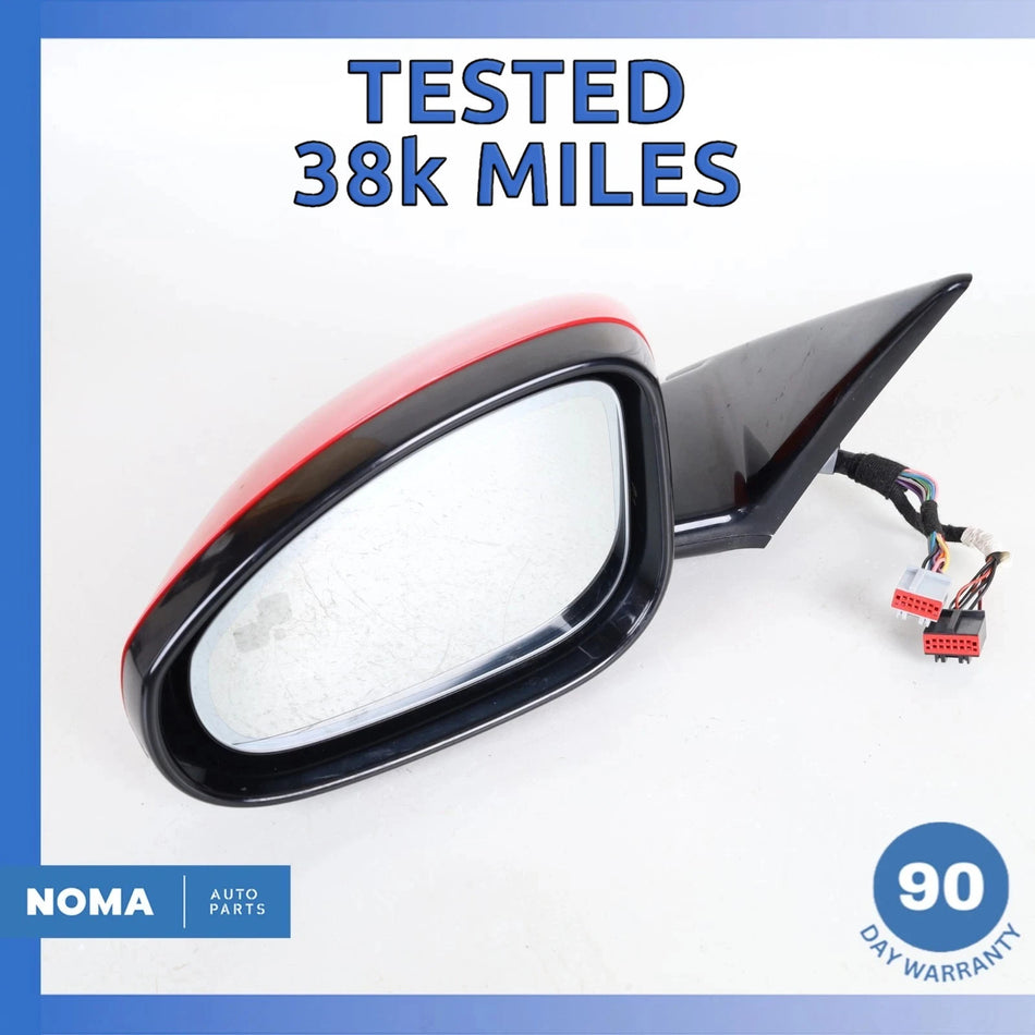 14-24 Jaguar X152 F-Type Left Side Rear View Door Mirror w/ Blind Spot OEM 38k