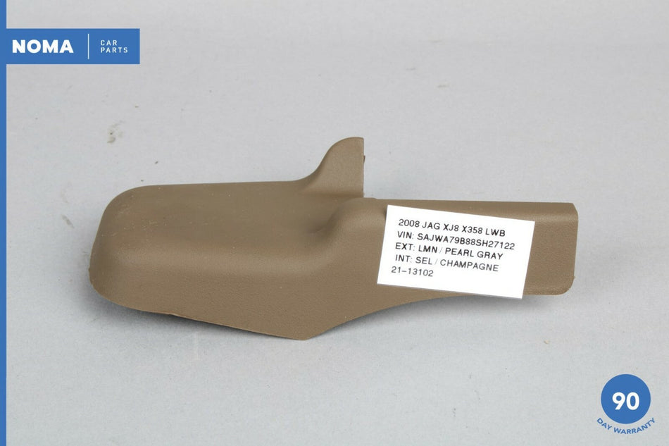 04-09 Jaguar XJ8 XJR VDP X350 X358 Front Right Seat Rail Cover Trim AMB OEM