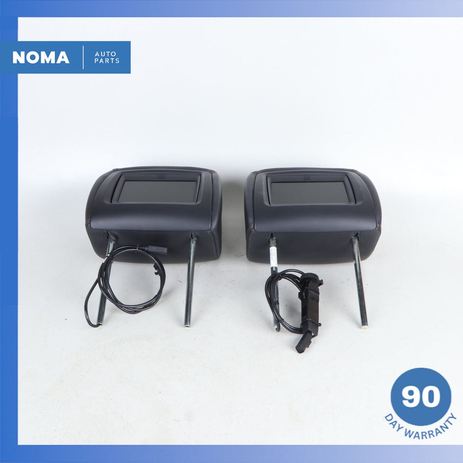 10-11 Land Rover L319 LR4 Left & Right Headrest Screen Monitor Display Set OEM