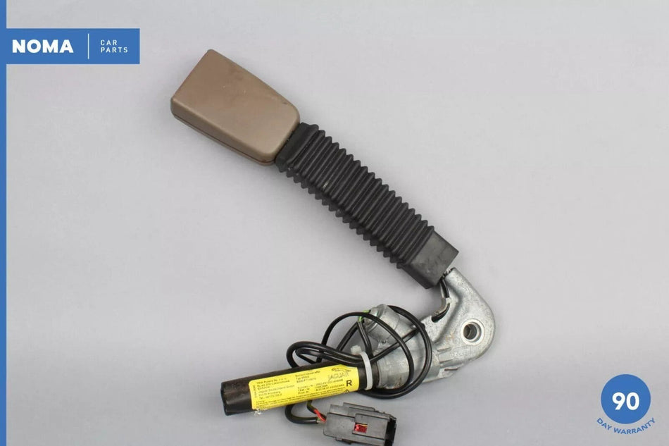 03-10 Jaguar X358 XJ8 S-Type XF  Right Passenger Side Seat Belt Buckle Beige OEM
