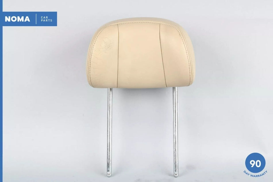 03-06 Jaguar X100 XK8 Front Left or Right Side Seat Headrest Head Rest Beige OEM
