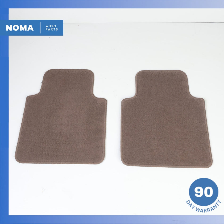 04-09 Jaguar X358 XJ8 Vanden Plas LWB Rear Carpet Floor Mat Set Brown OEM