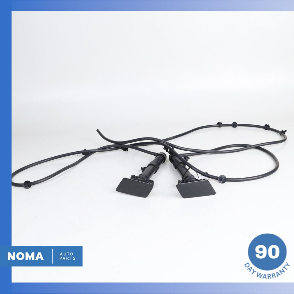 10-19 Jaguar X351 XJ Left & Right Side Headlight Washer Nozzle Spray w/ Cap OEM