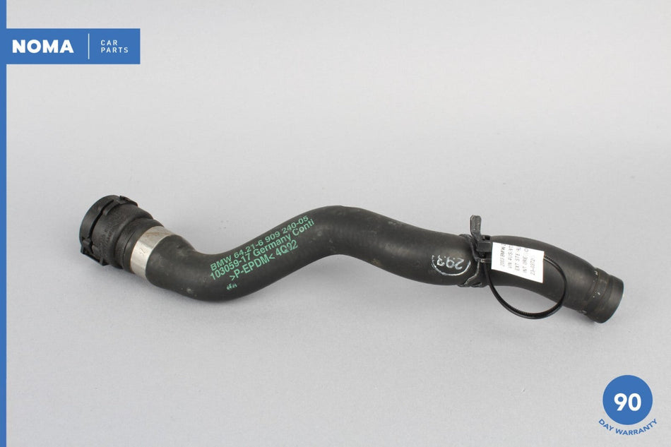 03-05 BMW Z4 E85 Roadster HVAC A/C Air Conditioning Water Pump Coolant Hose OEM