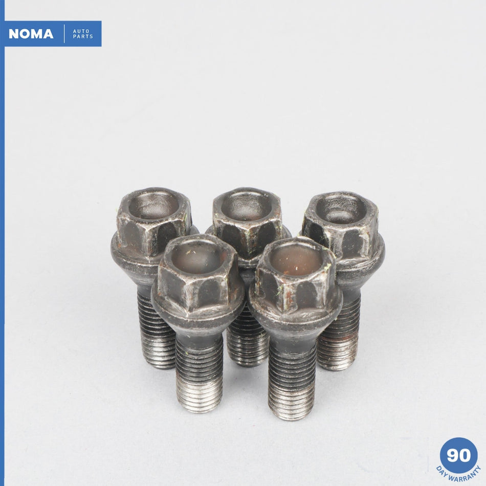 04-10 BMW 650i E64 E63 Wheel Rim Bolts Lug Set of 5 36136781150 OEM