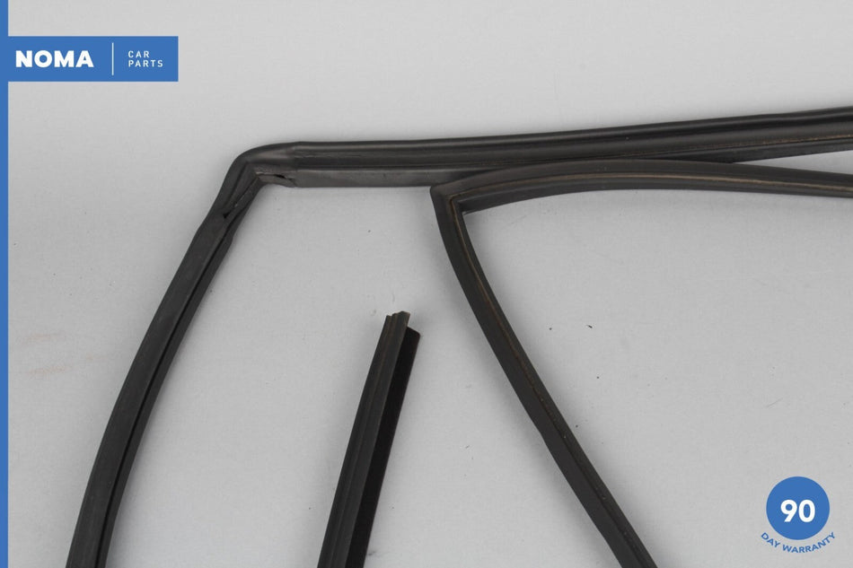 98-03 Jaguar XJ8 XJR X308 SWB Rear Left Driver Side Door Window Seal Set OEM