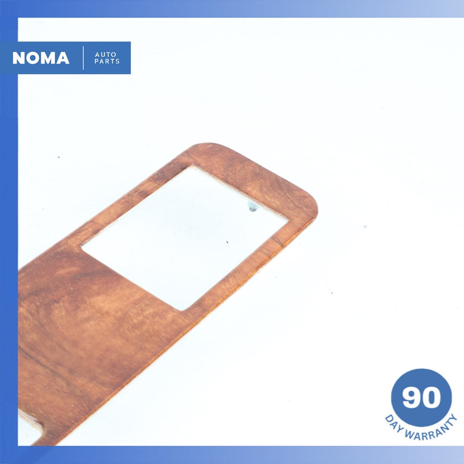 92-96 Jaguar XJS Series 3 Center Dash Dashboard Clock Bezel Trim Wood OEM