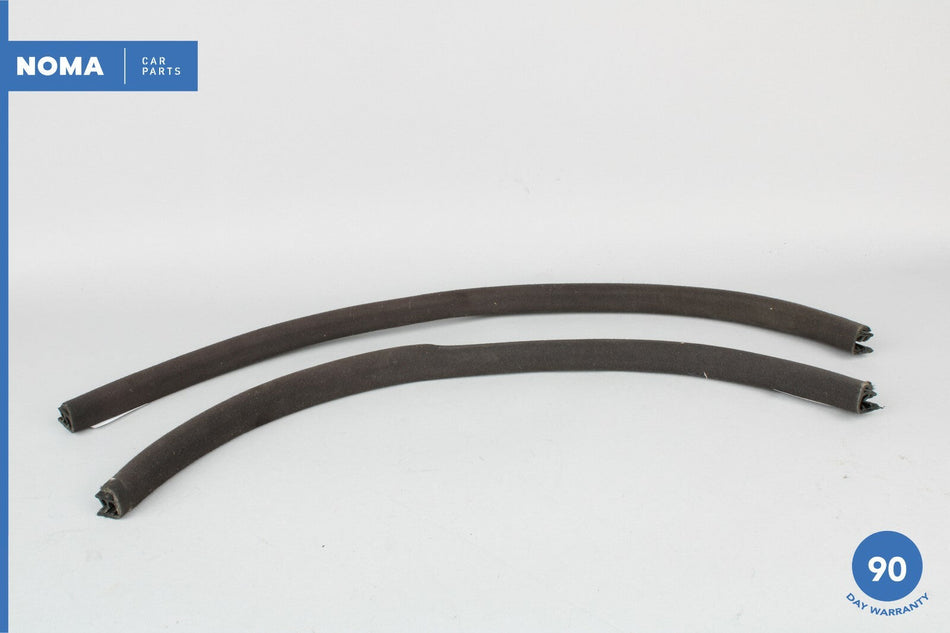 97-06 Jaguar X100 XK8 Front Right Door Window Molding Seal Inside Set of 2 OEM