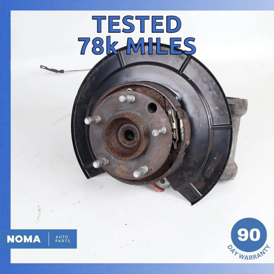 00-06 Jaguar X100 XKR XJR Rear Left Driver Spindle Knuckle Hub w/ Shield OEM 78k