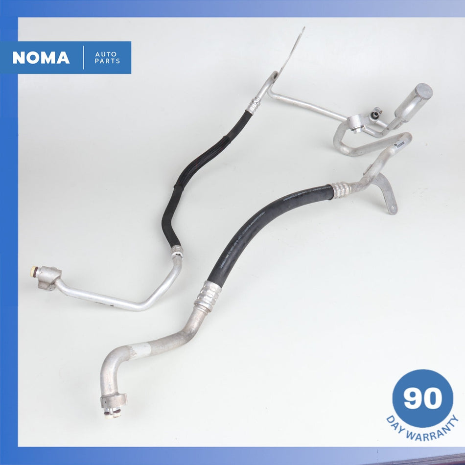 12-16 BMW F10 ActiveHybrid 5 7 AC A/C Air Conditioning Hose Pipe Set OEM