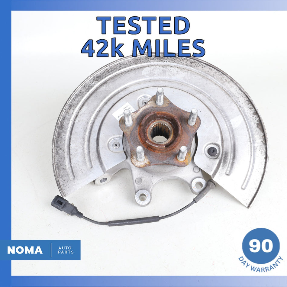 14-20 Jaguar X152 F-Type Rear Right Spindle Knuckle Hub w/ Shield OEM 42k