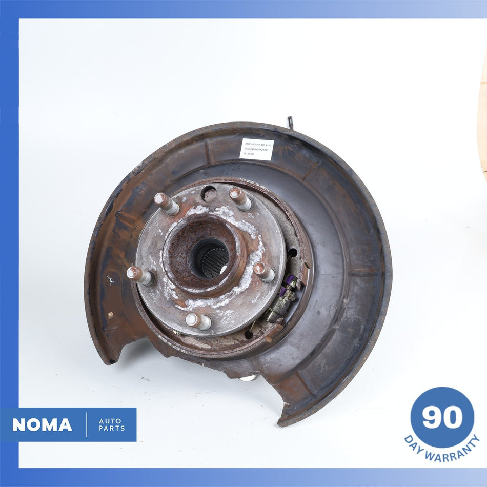 00-06 Jaguar X100 XKR Rear Right Spindle Knuckle Hub w/ Shield MJA3290AA OEM 55k