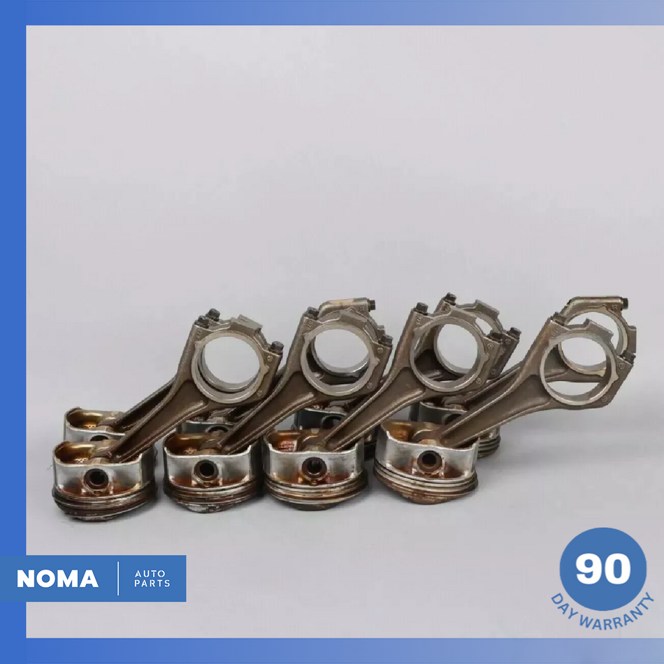 10-15 Jaguar X250 XF RR 5.0L N/A AJ133 V8 Engine Piston Connecting Rod Set OEM