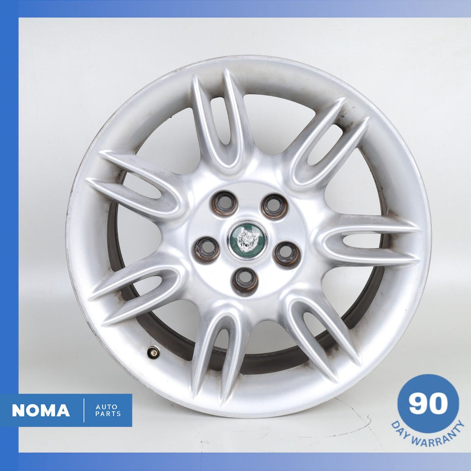 97-06 Jaguar X100 XK8 XKR Impeller 8 x 18 Front Wheel Rim Silver MJE6118AA OEM