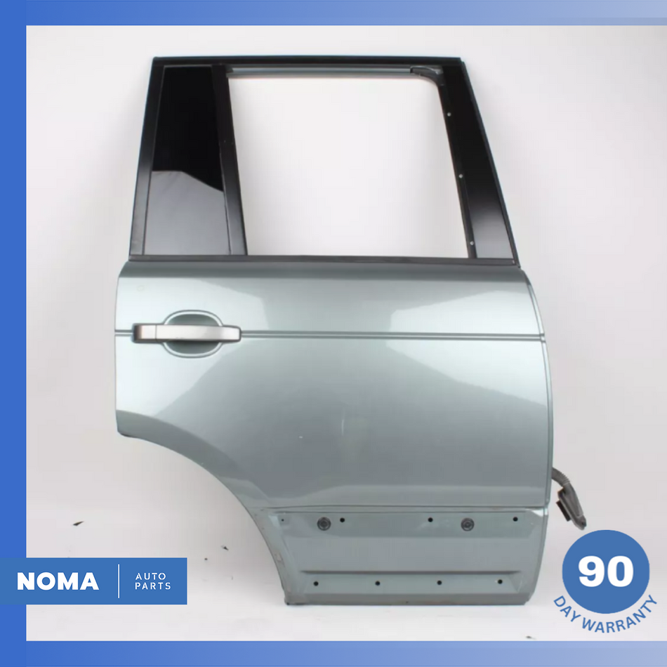 03-12 Range Rover Rear Right Passenger Side Door Shell w/ Harness Giverny Green