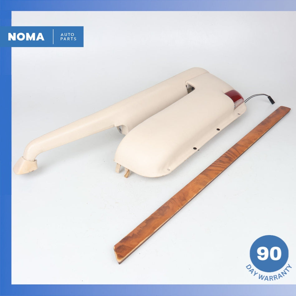 92-96 Jaguar XJS HE Series 3 Right Passenger Door Armrest & Pocket Beige OEM