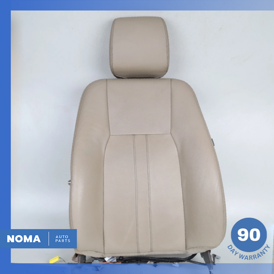 10-16 Land Rover L319 LR4 Front Left Side Top Upper Seat Cushion Beige OEM