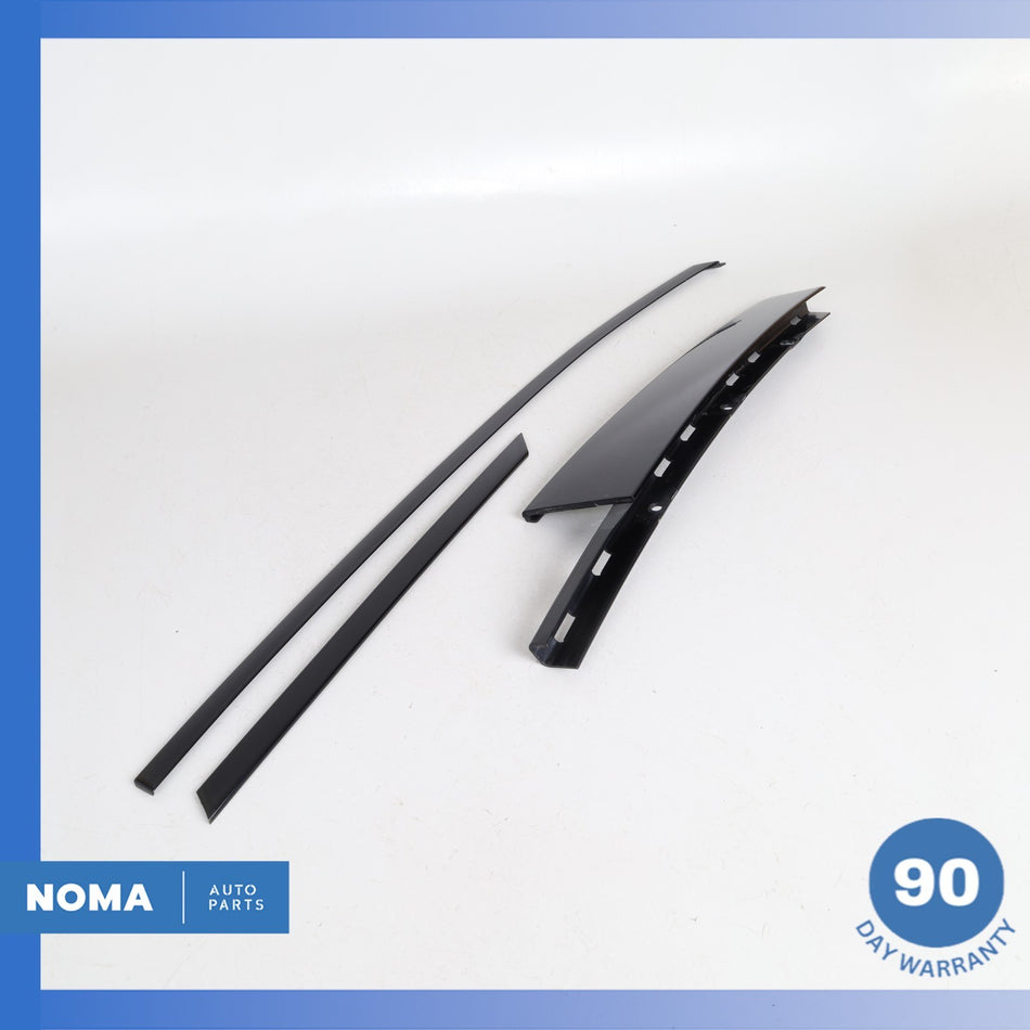 15-18 Audi D4 A8L A8 S8 LWB Rear Left Door Window Molding Set 4H0839901 OEM