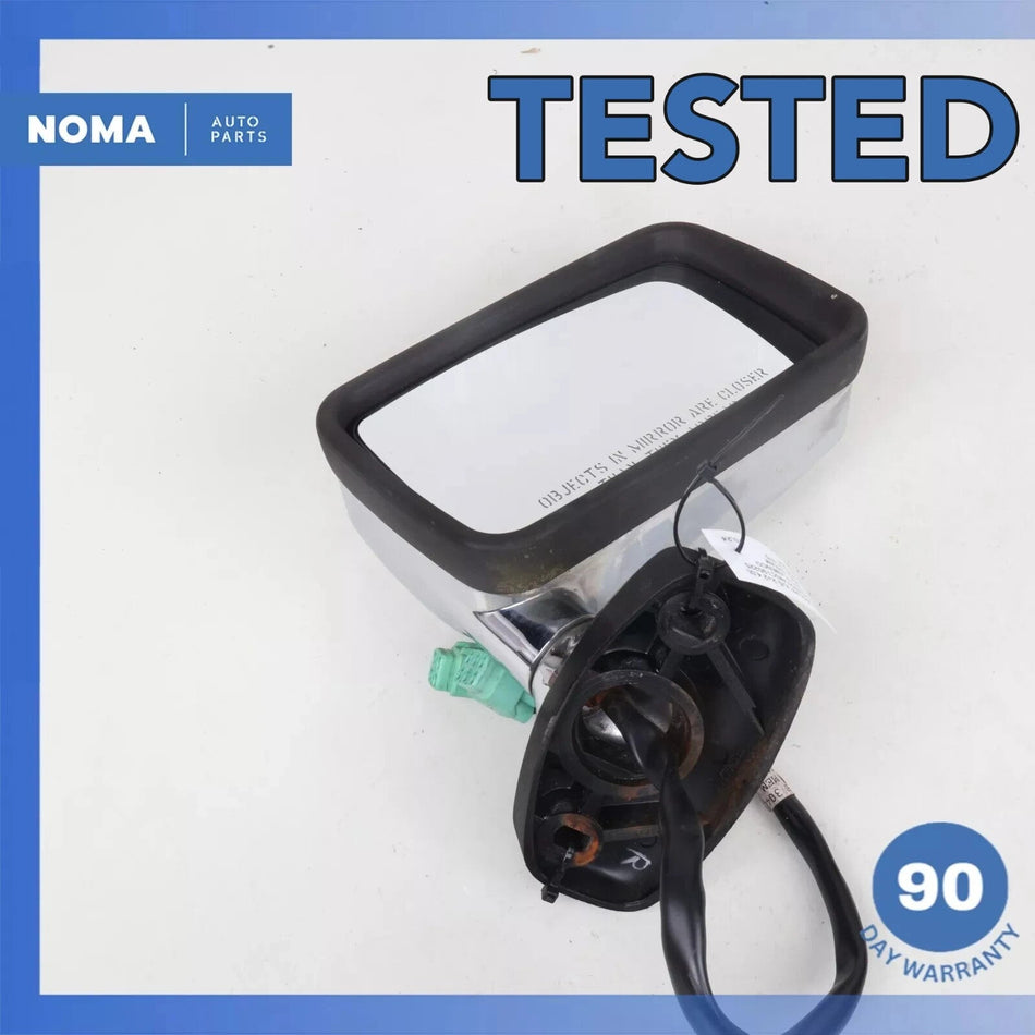 92-96 Jaguar XJS Series 3 Right Passenger Side Rear View Door Mirror Chrome OEM