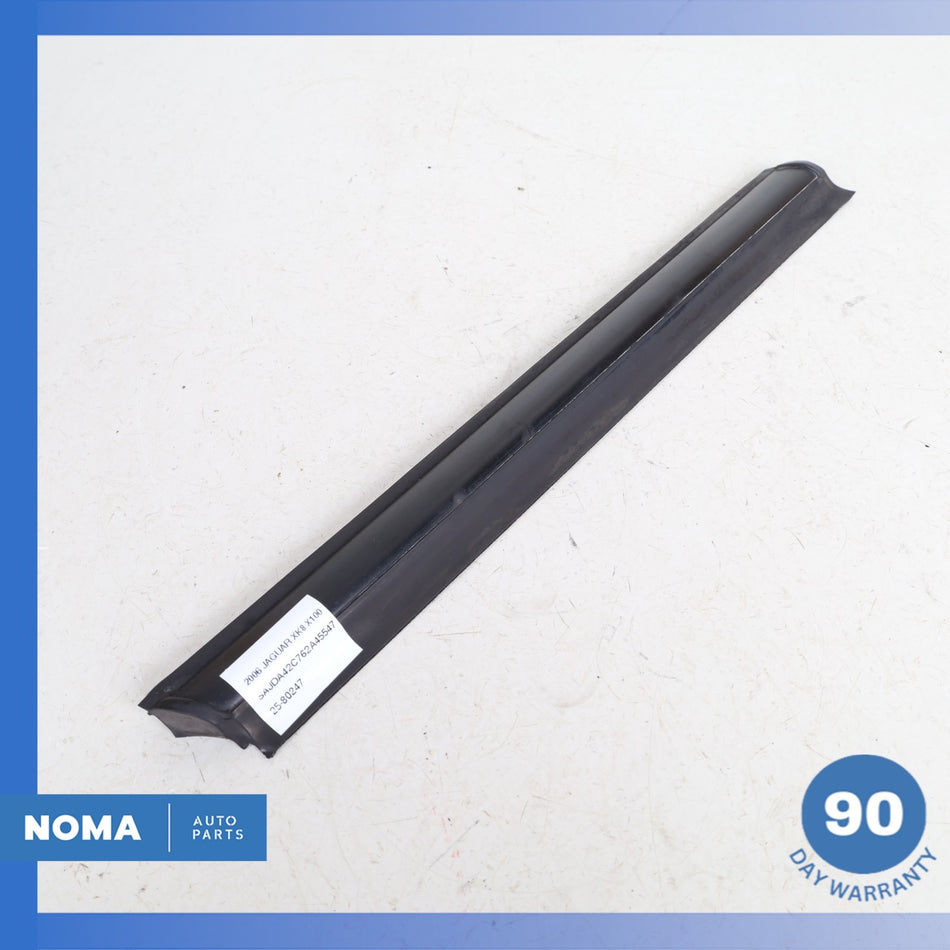 97-06 Jaguar X100 XK8 Convertible Left Side Quarter Window Molding Black OEM